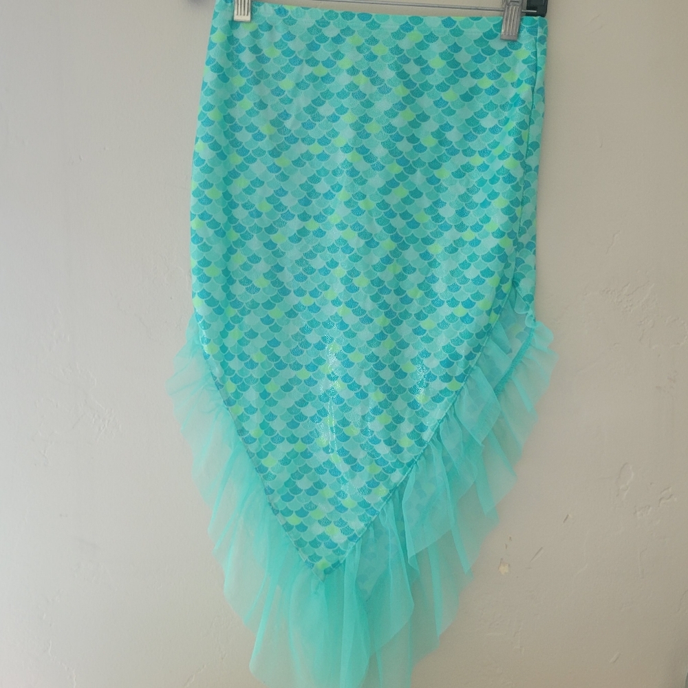 WONDER NATION GIRL'S MERMAID SWIM SKIRT COVER UP 10/12